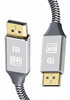 Кабель соединительный DP--> DP v1.4 8K@60Hz 1м, TELECOM Pro <TCG750-1M>(1/80)