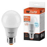 Лампа светодиодная WOLTA Груша A60 9Вт 6500К 800лм Е27 1/50 (25W60BL9E27)
