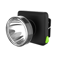 Фонарь GAUSS светодиодный налобный GFL401 5W 100lm диммируемый Li-ion 3000mAh LED, IP64, 6х6х7 см блистер 1/10/90 (GF401)