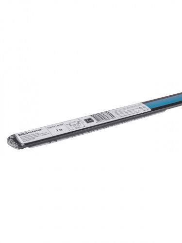 Алюминиевый профиль TDM встраиваемый черный 2206 (1 м), матовый рассеиватель, 2 заглушки, 2 крепежа (1/10) (SQ0331-0489) фото 2