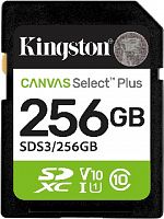 Карта памяти SDXC  256GB  Kingston Class 10 UHS-I U1 V10 Canvas Select Plus (150 Mb/s) (SDS3/256GB)