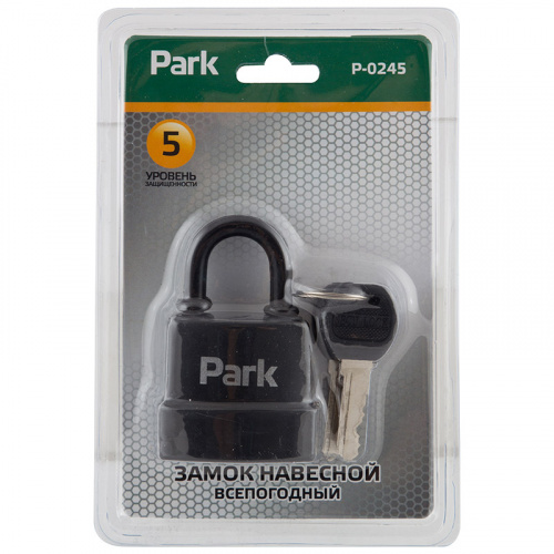 Замок навесной Park P-0245 всепогодный (1/6/96) (288112) фото 2