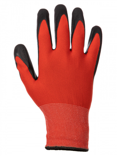 Перчатки полиэфирные "Контакт-Хард", рельефное латексное покрытие, 10, 15 кл., 53-54 г, 1 пара, TDM (1/250) (SQ1016-0309) фото 3