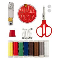 Швейный набор в боксе, 34 предмета (1/12/180) (109217)