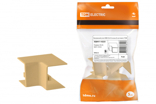 Внутренний угол КМВ 25х16 сосна (цена за 4шт./комп.) TDM (1/25/250) (SQ0411-0223)