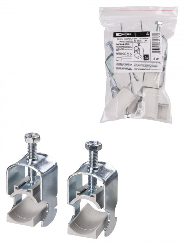 Зажим кабельный для С-профиля, диаметр кабеля 18-22 мм TDM (5/375) (SQ0804-0042)