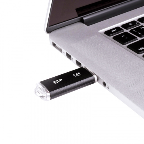 Флеш-накопитель USB 3.0  8GB  Silicon Power  Blaze B02  чёрный (SP008GBUF3B02V1K) фото 6