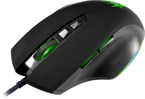Мышь проводная DEFENDER Wolverine GM-700L RGB,7кнопок,12800dpi, черный (1/60) (52700) фото 5