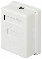 Компьютерная розетка ЭРА RJ-45 категория 5е неэкранированная 1-порт упаковка 1 шт. (1/400) (Б0056901)