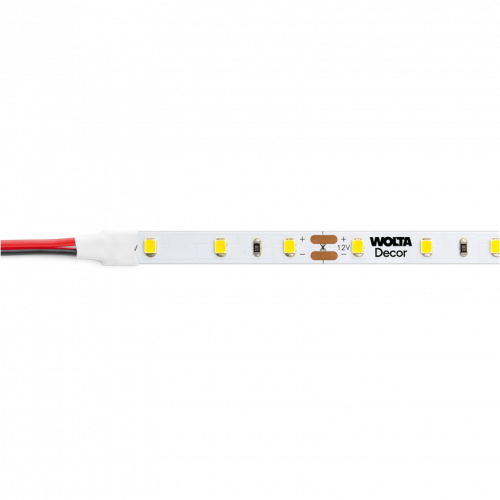 Лента светодиодная WOLTA Decor WLS2835-6W/3000/12H60-01 SMD2835 6Вт 3000К 12В IP20 60led/m 5000х8х1мм 1/100 фото 5