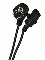 Кабель компьютер --> розетка 220V ( угловая Евровилка) <VDE> 3G*0,75mm2 VCOM <CE021-CU0.75-5> , 5,0м (1/20) (CE021-CU0.75-5M)