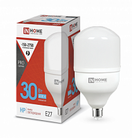 Лампа светодиодная IN HOME HP-PRO 30Вт 230В Е27 6500К 2850Лм (1/50) (4690612031088)