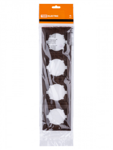 Рамка 4-х постовая вертикальная венге , с/у, "Лама" (12/144) TDM (SQ1815-0435) фото 2 Рамка 4-х постовая вертикальная венге , с/у, "Лама" (12/144) TDM (SQ1815-0435) фото 2