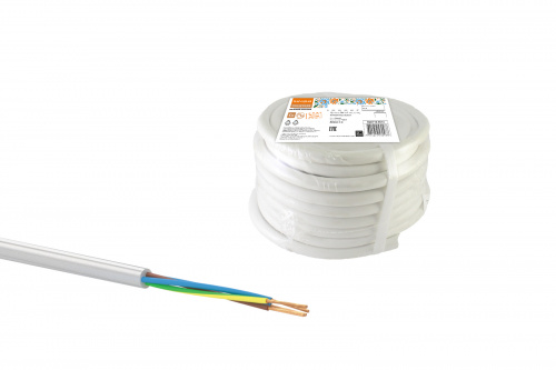 Провод НАРОДНЫЙ ПВСмб 4х2,5 (5м), белый (1/5/5) (SQ0118-0512) Провод НАРОДНЫЙ ПВСмб 4х2,5 (5м), белый (1/5/5) (SQ0118-0512)