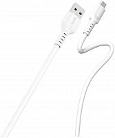 Кабель для зарядки и передачи данных S33 MicroUSB белый, 4 А, мощь, TPE, 1 м, Smartbuy (iK-12-S33w)