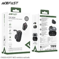 Наушники внутриканальные ACEFAST FA003 ACEFIT NEO, пластик, bluetooth 5.3, микрофон, IPX4, цвет: чёрный (1/15/60) (6974316283102)
