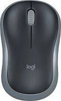 Беспроводная мышь LOGITECH M185 Grey  (1000dpi) USB1.1 (2but) черный/серый [910-006540] (1/10)