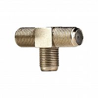 Тройник SMARTBUY телевизионный 3хF, пассивный. Для соединения и разделения антенных кабелей (A231) (1/200)