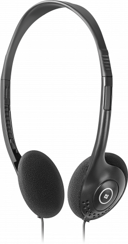 Наушники полноразмерные DEFENDER Aura HN-101, шнур 1.8 м, черные (1/50) (63101) фото 4