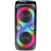 Портативная акустика  Microlab PT800 BT 5.0, РАЗЪЁМЫ: Входы: Bluetooth, Aux, USB, MicroSD, FM-радио, черный (1/1) (80003169)