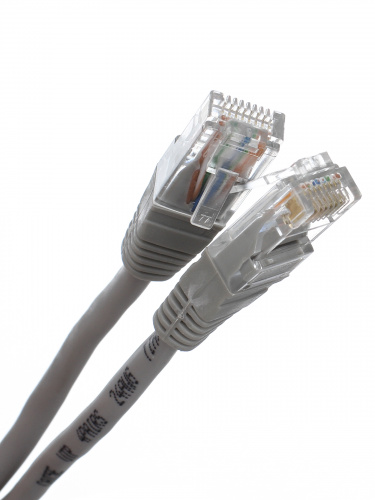 Патч-корд литой TELECOM UTP кат.6, серый, 20 м. (1/20) (NA102-UTP-C6-20M)