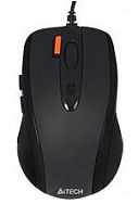 Мышь проводная A4TECH V-Track Padless N-70FX (1600dpi) USB (6but), черный (1/60)