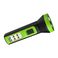 Фонарь GAUSS ручной модель GFL102 2W 100lm lead acid 250mAh LED, прямая зарядка 220В, 2 режима (фронтальный/боковой свет), 157х58 мм 1/10/120 (GF102)