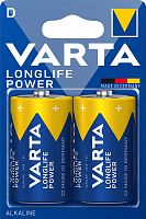 Элемент питания VARTA  LR20 LONGLIFE POWER   (2 бл)  (2/20/100) (04920121412)