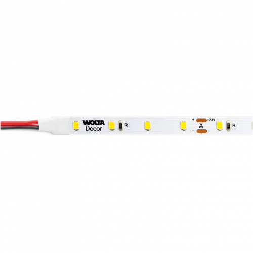 Лента светодиодная WOLTA Decor WLS2835-6W/6500/24H60-01 SMD2835 6Вт 6500К 24В IP20 60led/m 5000х8х1мм 1/100 фото 5