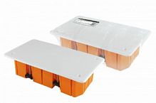 Распаячная коробка СП 172х96х45мм, крышка, пл. лапки, IP20, инд. штрихкод, TDM (1/70) (SQ1403-1026)