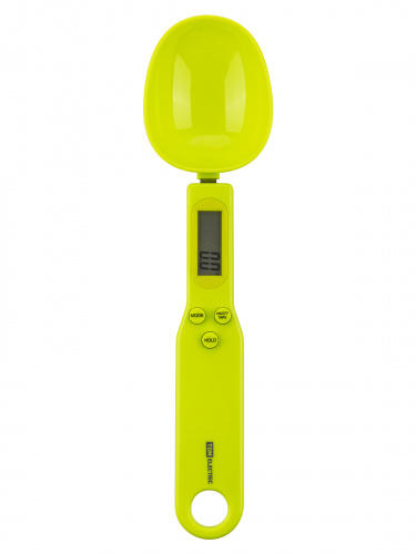 Весы электронные "Ложка", деление 0,1 г, макс. 500 г, зеленый, TDM (1/100) (SQ4025-0006) фото 5
