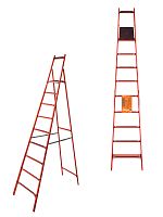 Стремянка TDM диэлектрическая СД-3.0, 9 ступеней, высота площадки 3 м, до 50 кВ, "ЭкспертЭлектрик" (1/1) (SQ1028-0605)