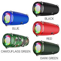 Колонка портативная HOCO HC2, Xpress, TF, USB, AUX, TWS, FM, Bluetooth 5.0, пластик, емкость аккумулятора: 2400 мАч, цвет: чёрный (1/30) (6931474738684)