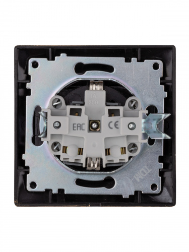 Розетка 2П+З 16А 250В IP44 с защ. шт. с крышкой старинная бронза с/у, "Лама" (1/10) TDM (SQ1815-0755) фото 3 Розетка 2П+З 16А 250В IP44 с защ. шт. с крышкой старинная бронза с/у, "Лама" (1/10) TDM (SQ1815-0755) фото 3