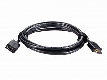 Кабель удлинительный HDMI-19M/F 8K@60Hz ver 2.1, 2m, медь, TELECOM <TCG257MF-2M> (1/80)