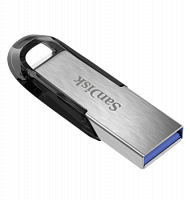 Флеш-накопитель USB 3.0  64GB  SanDisk  Ultra Flair  корпус металл/чёрный (SDCZ73-064G-G46)