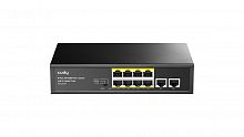 Коммутатор CUDY FS1010P неуправляемый 120 Вт c РоЕ портами(1/16) (80003049)