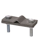 Зажим соединит.2-х болт. с контакт. пластиной прут-полоса, полоса 40х4 - прут Ø6-10 мм, термодиф.TDM (1/100) (SQ2401-3110)