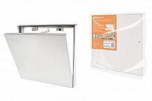 Люк под плитку, алюминиевый, съемный, нажимной, ограничитель-цепочка, 300х300, TDM (1/1) (SQ1807-0604)