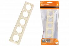 Рамка 5-ти постовая горизонтальная сл. кость "Лама" (1/10/120) TDM (SQ1815-0137)