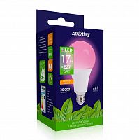 Лампа светодиодная SMARTBUY ФИТО A80 17Вт E27 (фито спектр) (1/10/100) (SBL-A80-17-fito-E27)