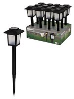 Светильник СП-337 на солнечной батарее, 7х7х34 см, пластик, черный,10 LED, ДБ, TDM (12/12) (SQ0330-0188)