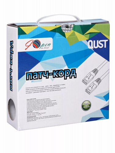 Патч-корд литой iOpen  UTP кат.5е 30м черный <ANP511_30M_BK> (1/10) фото 2