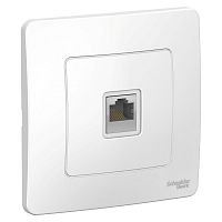 Розетка компьютерная 1-м С/У BLANCA RJ45 кат.5e бел. Systeme Electric BLNIS045001 (1/10/60)