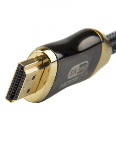 Кабель HDMI 19M/M,ver. 2.1, 8K@60 Hz 1.5m метал разъемы, нейлоновая оплетка Telecom <TCG300-1.5M> (1/50) фото 2 Кабель HDMI 19M/M,ver. 2.1, 8K@60 Hz 1.5m метал разъемы, нейлоновая оплетка Telecom <TCG300-1.5M> (1/50) фото 2