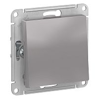 Механизм переключателя проходного 1-кл. С/У ATLASDESIGN 10А IP20 (сх. 6) 10AX механизм алюм. Systeme Electric ATN000361 (1/10/60)