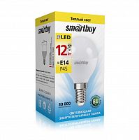 Лампа светодиодная SMARTBUY P45 12Вт 220V 3000K E14 (теплый свет) (10/100) (SBL-P45-12-30K-E14)
