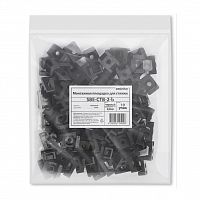 Монтажная площадка для стяжки SMARTBUY 22x16 мм, черная (упаковка 100шт) (SBE-CTB-2-b) (1/100)