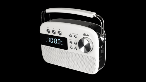 Радиоприемник двухдиапазонный RITMIX RPR-705 вход USB Type-C, Bluetooth 5.3, MP3-плеер, USB флэш/микроSD, белый (1/8) (80004185) фото 2 Радиоприемник двухдиапазонный RITMIX RPR-705 вход USB Type-C, Bluetooth 5.3, MP3-плеер, USB флэш/микроSD, белый (1/8) (80004185) фото 2