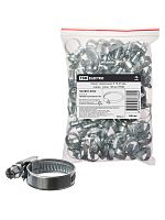 Хомут червячный, d 16-25 мм, оцинк (упак. 100 шт) TDM (100/1000) (SQ1807-0352)